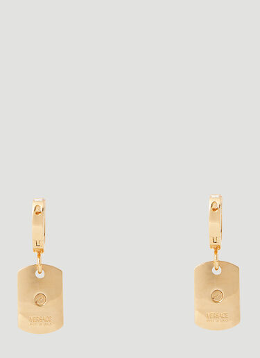 Versace Medusa Drop Earrings Gold ver0255036