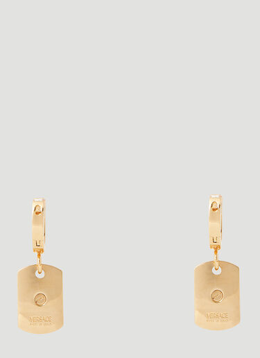 Medusa Drop Earrings Versace Medusa Drop Earrings Gold ver0255036