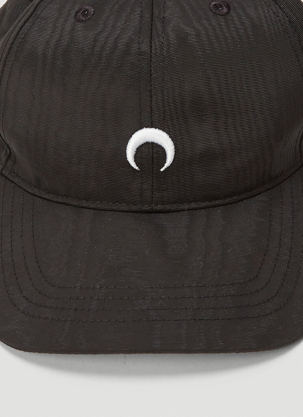 Marine Serre Moiré Baseball Cap in Black | LN-CC
