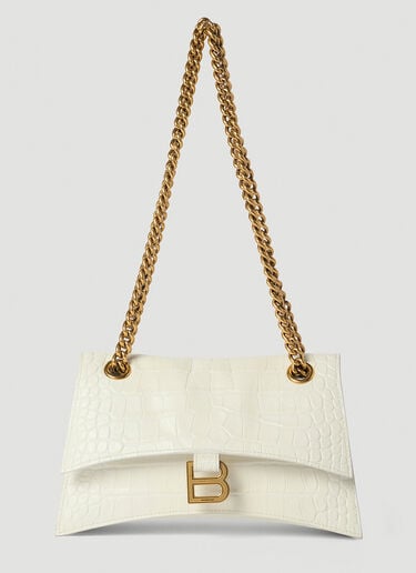 クラッシュ チェーン ショルダーバッグ Balenciaga クラッシュ チェーン ショルダーバッグ ホワイト bal0253039