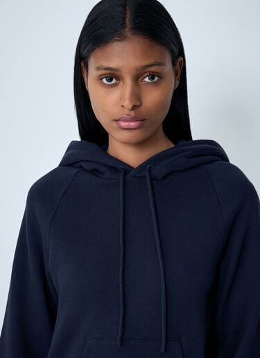 The Row Timia Hooded Sweatshirt Navy row0262020