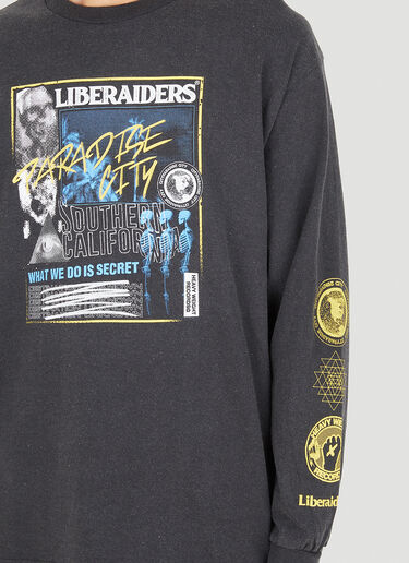 Liberaiders Paradise City T 恤 黑色 lib0151013
