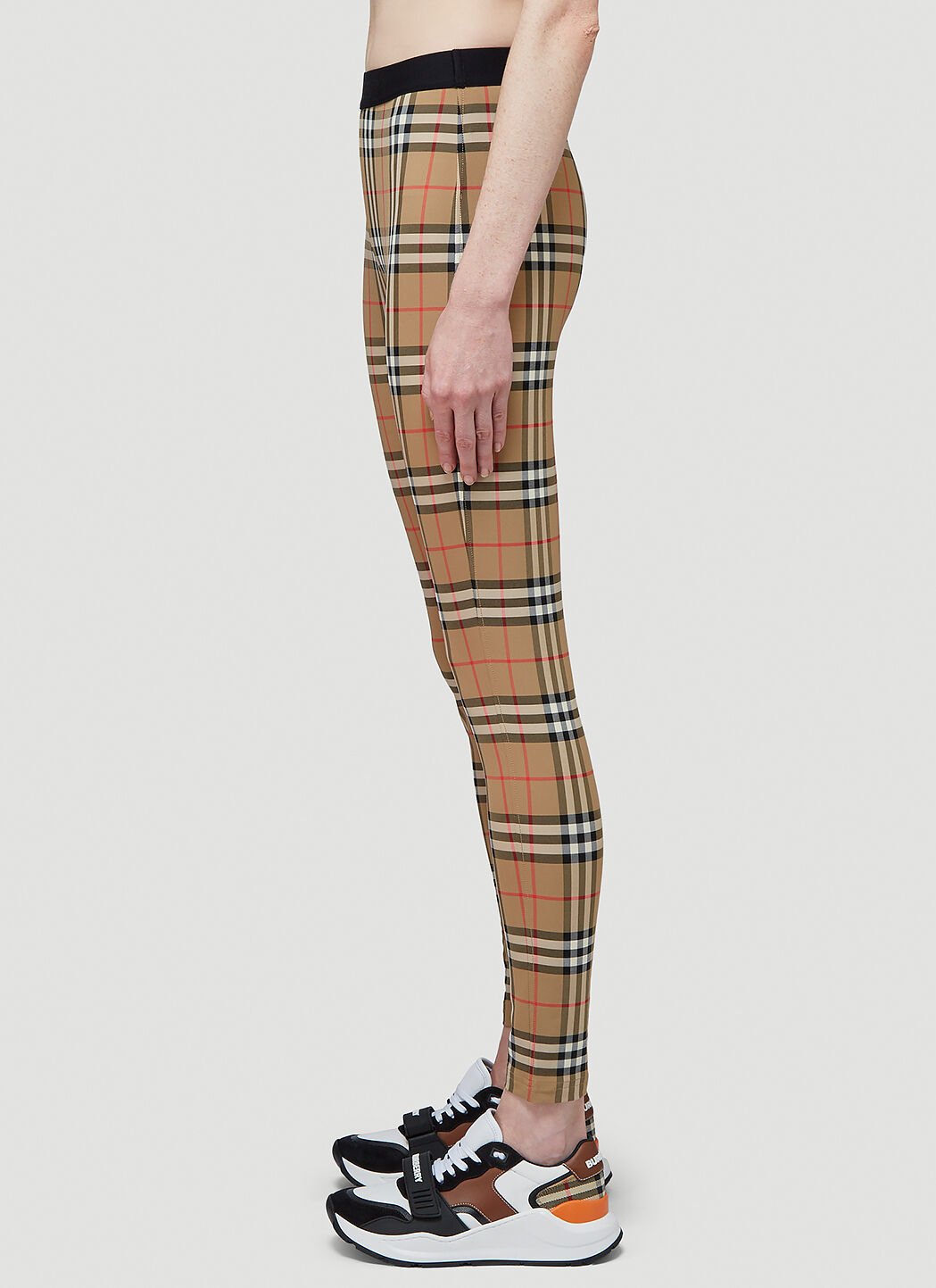 Burberry Logo Detail Vintage Check Leggings LN CC