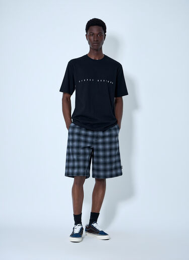 Stüssy Checked Elasticated Waist Shorts Blue sts0164014