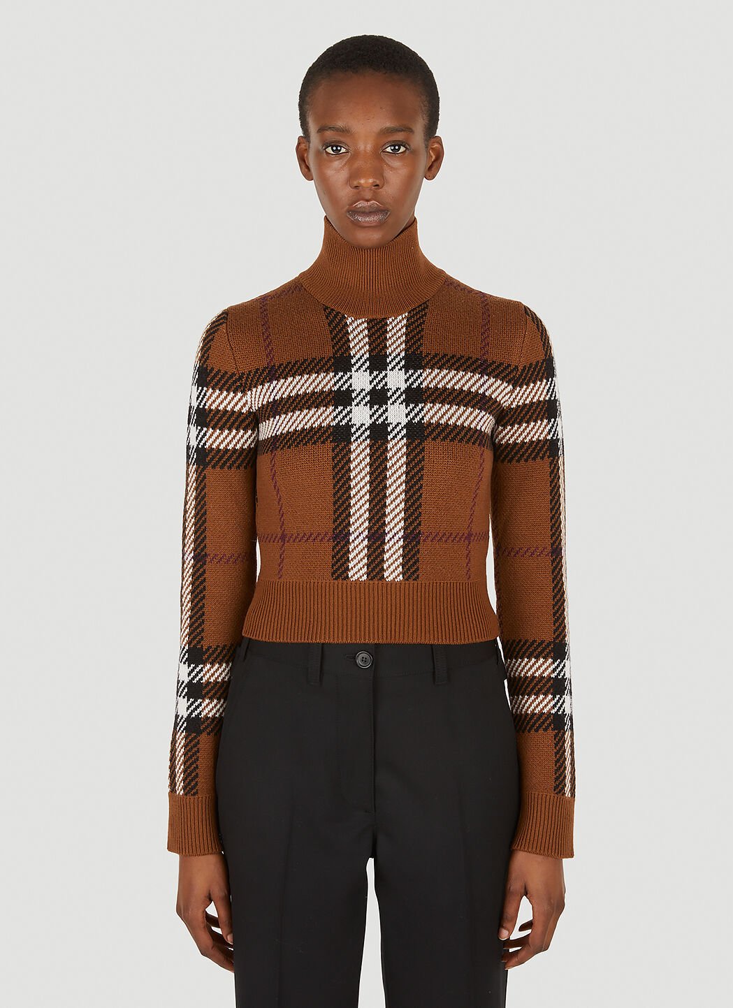 Burberry sweater brown on sale