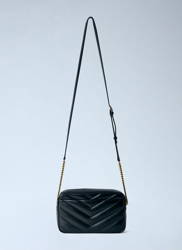 LN-CC® - Saint Laurent: Matelassé Loulou Camera Bag - Black Saint Laurent Matelassé Loulou Camera Bag Black sla0265141