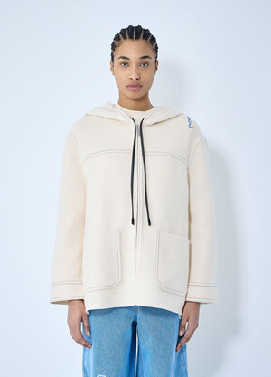 Marni Wool-And-Cashmere Hooded Jacket Black mni0259003