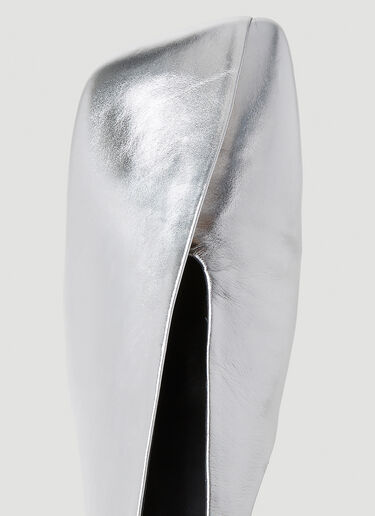 Jil Sander Square High Heels Silver jil0253029