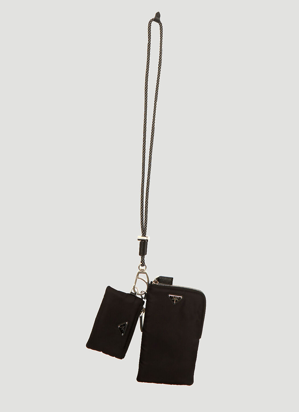 Prada Black Lanyard Cardholder LN CC