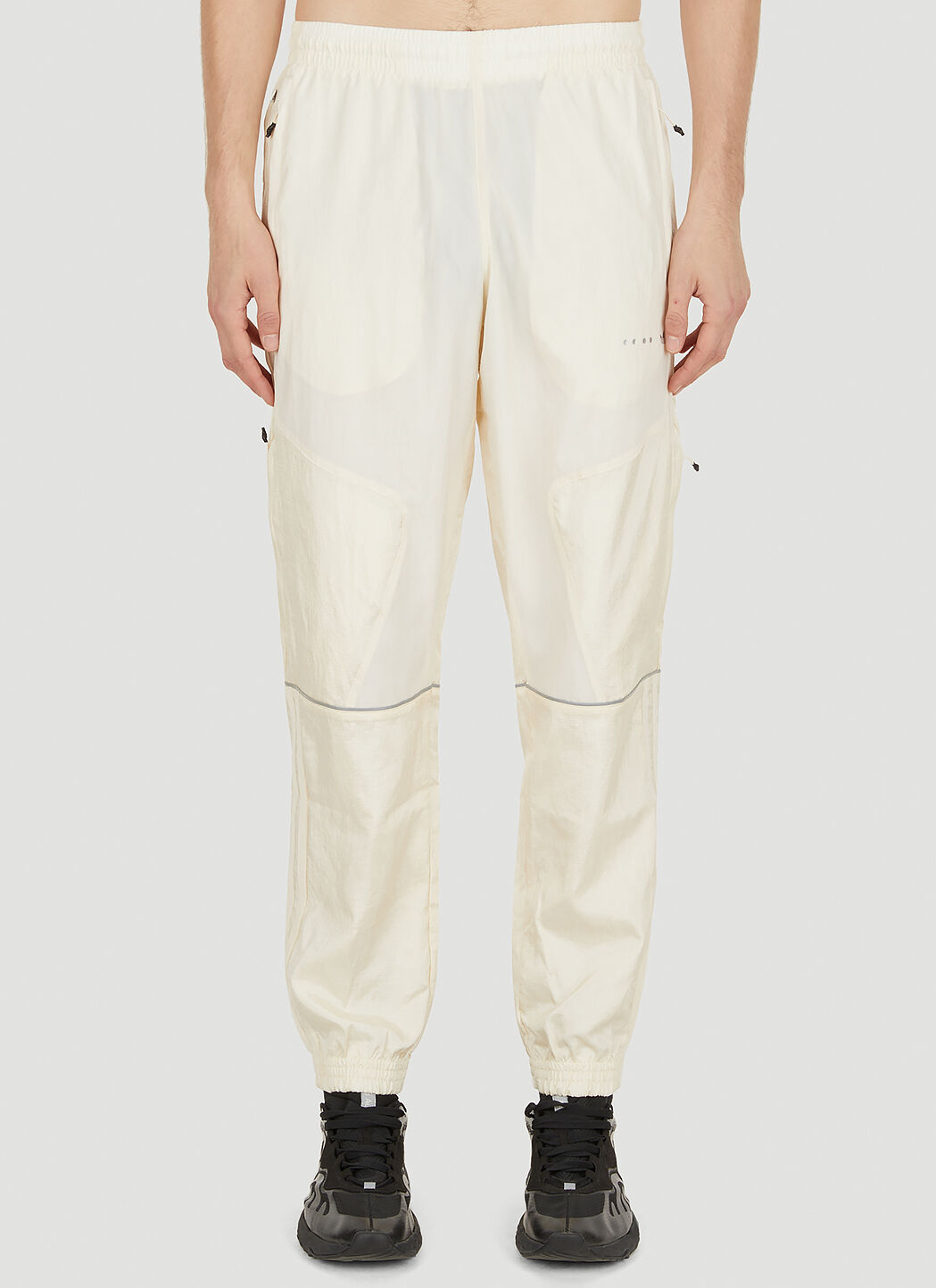 Cream adidas track best sale pants
