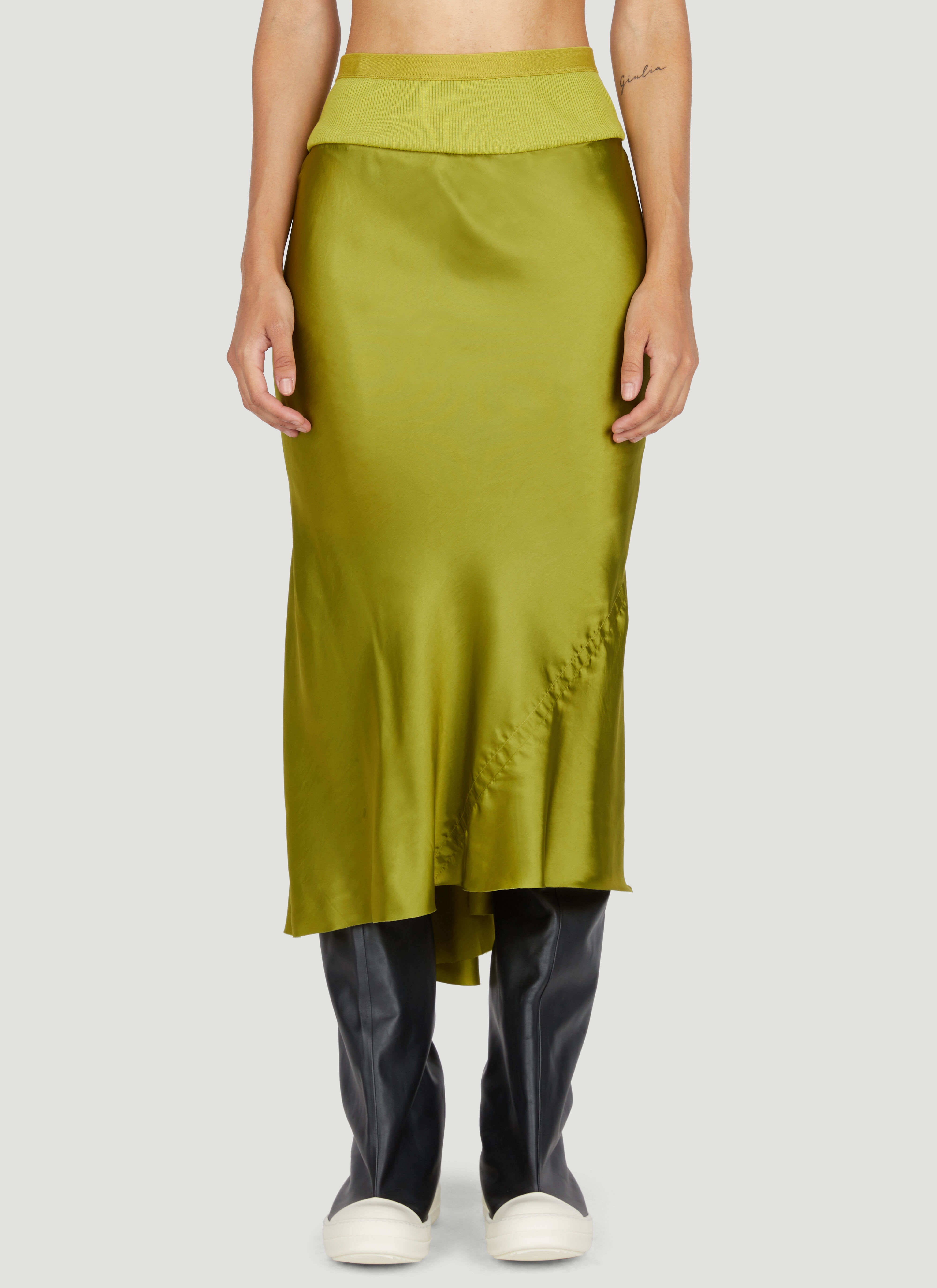 Oasis rib bias cut skirt top