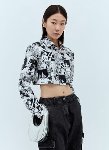 Coperni 迷你 Swipe 手袋  银色 cpn0255008