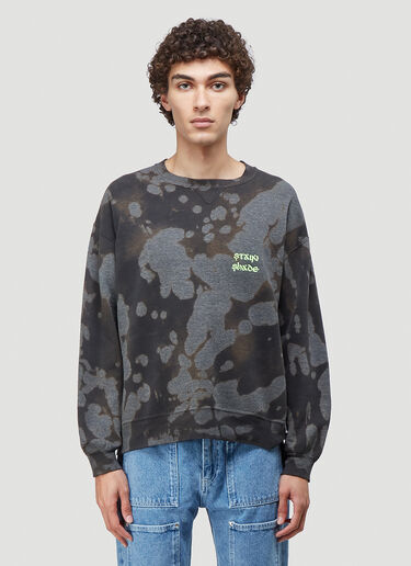 Stain Shade 10.10 Tie-Dye Russell Athletic Sweatshirt Black stn0310016