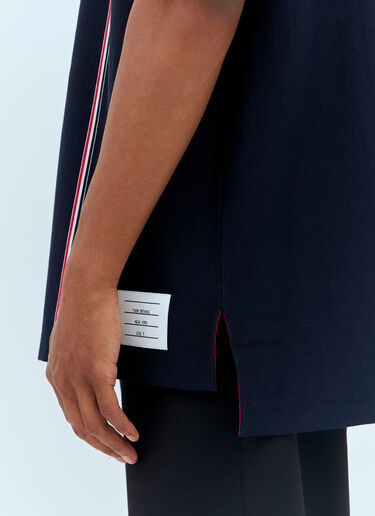 Thom Browne RWB 스트라이프 니트 티셔츠 네이비 thb0156003