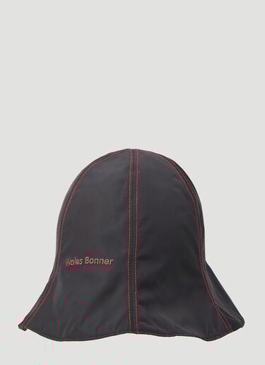 adidas by Wales Bonner Logo Motif Bucket Hat Black awb0346013