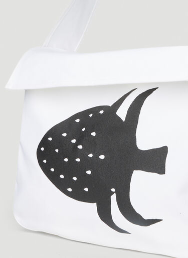 Comme des Garçons SHIRT x Brett Westfall Strawberry Tote White cdg0152008