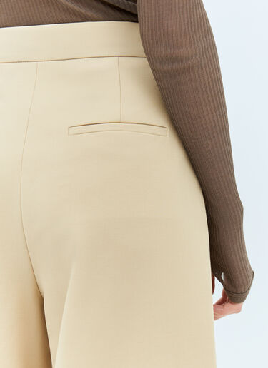 Max Mara Wide Leg Stretch Pants Beige max0257002