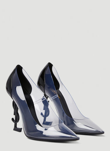Saint Laurent Opyum Logo High Heels Black sla0248027