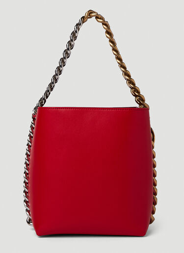 Stella McCartney Frayme Bucket Shoulder Bag Red stm0251031