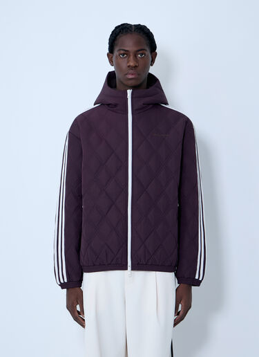Quilted Three Stripes Jacket adidas by Wales Bonner Quilted Three Stripes Jacket Bordeaux awb0163010