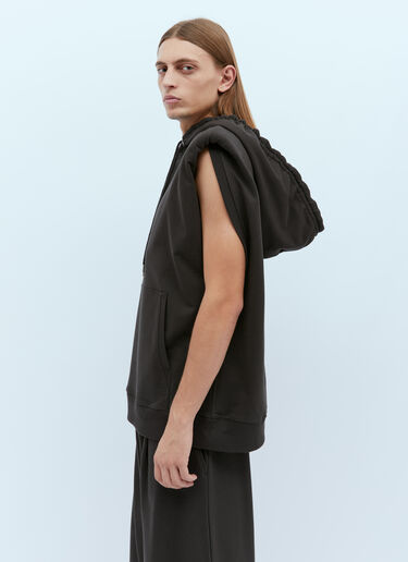 Dries Van Noten 후드 스웨트셔츠 베스트 브라운 dvn0154022