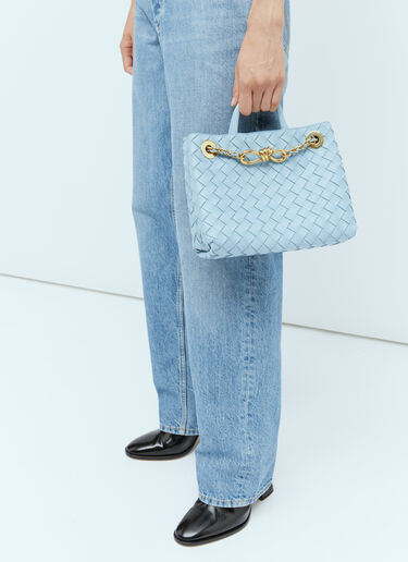 Bottega Veneta Small Chain Andiamo Handbag Blue bov0256014