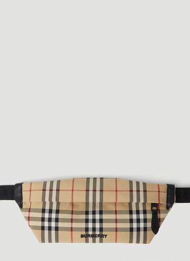 Burberry 스티비 체크 벨트 백 베이지 bur0153060