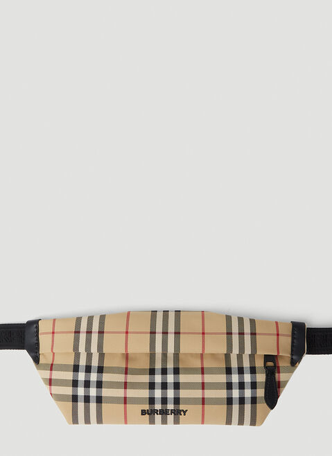 Gucci スティービー チェックベルトバッグ ブラウン guc0154036