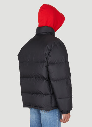 Gucci 织带条纹绗缝羽绒服 黑色 guc0147047