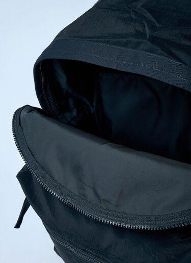 Stone Island Logo Patch Backpack Black sto0160058