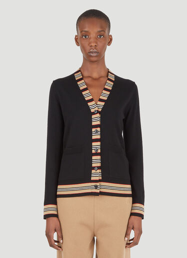 Burberry Women s Cauca Check Cardigan in Black LN CC