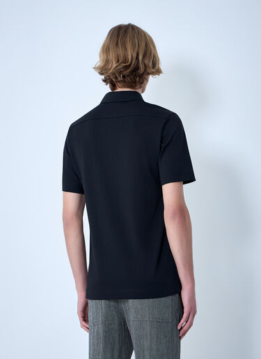 Dries Van Noten Cotton Helder Polo Black dvn0163020