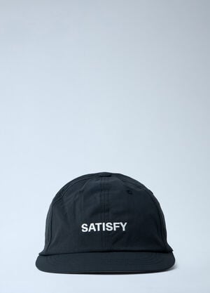 Satisfy Logo Motif Baseball Cap Black sat0162012