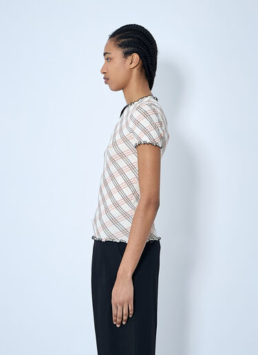 Burberry Check T-Shirt Beige bur0259006