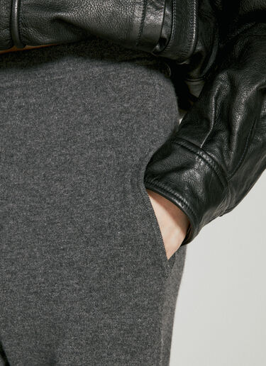 High-Rise Cashmere Leggings Saint Laurent High-Rise Cashmere Leggings Grey sla0254002