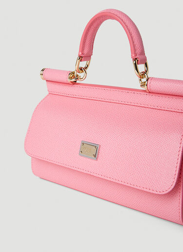 Dolce & Gabbana 시실리 스몰 핸드백 Pink dol0251038
