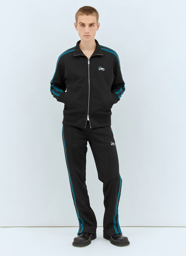Burberry Striped Jersey Track Jacket Black bur0157010