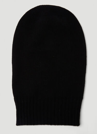 Rick Owens 针织巴拉克拉法帽 黑色 ric0150023