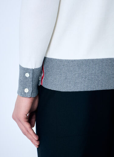 Thom Browne Fun Mix Cardigan Grey thb0159004