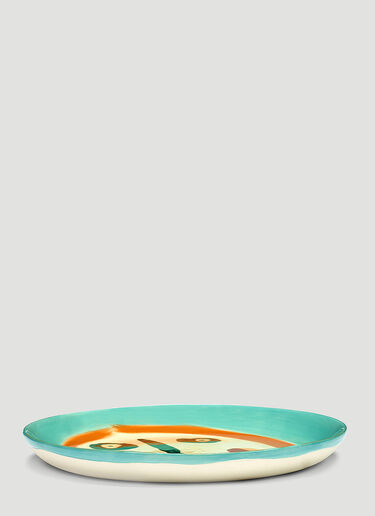 Serax Set of Two Feast Face 2 Small Plate Blue wps0670086