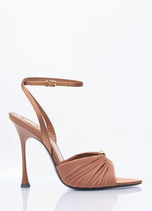 Saint Laurent Lola 凉鞋 棕色 sla0258013