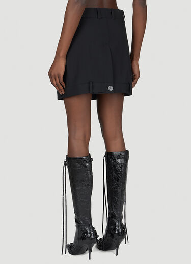 Balenciaga Deconstructed Mini Skirt Black bal0254023