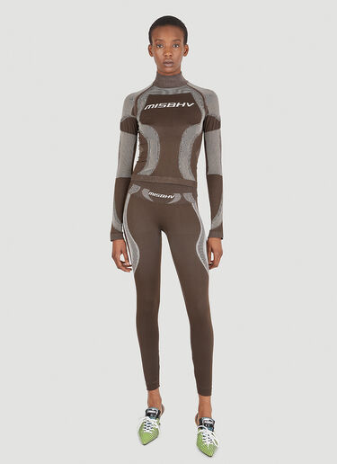 MISBHV Sport Active Classic Leggings Brown mbv0245010