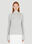 Dion Lee Ribbed Knit Sweater Grey dle0349006