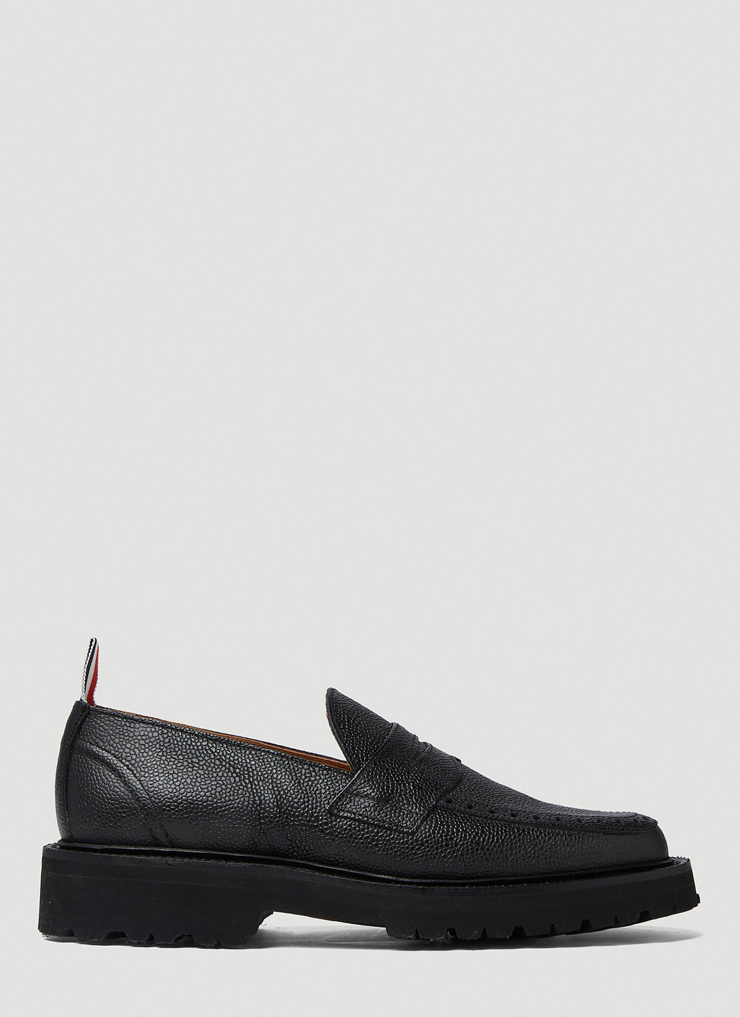 THOM BROWNE COMMANDO SOLE PENNY LOAFERS