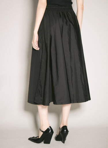 Prada Re-Nylon Midi Skirt Black pra0258019