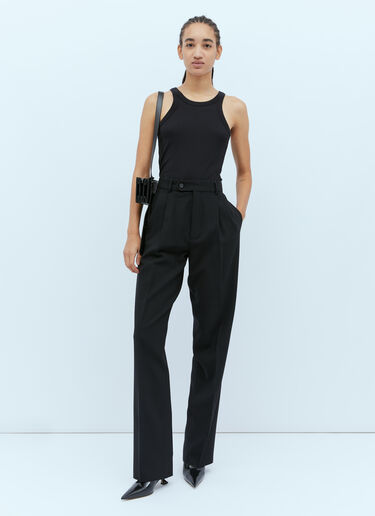 Wool-Blend Tailored Pants Sportmax Wool-Blend Tailored Pants Black spx0254010