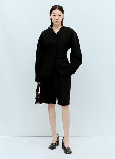 Jacquemus La Veste Ovalo Blazer Black jac0256003