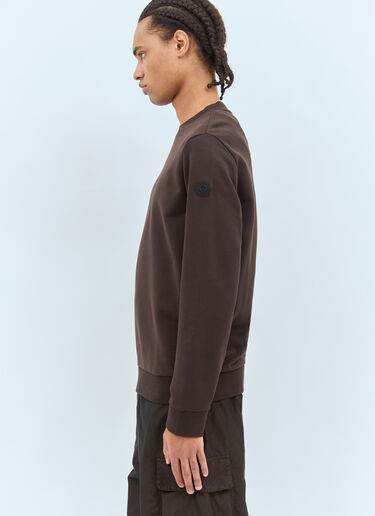 Moncler 徽标刺绣运动衫 棕色 mon0158025