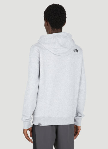 The North Face Logo Print Hooded Sweatshirt Grey tnf0154008